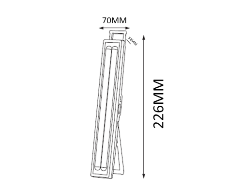 Світлодіодний світильник аварійний ALVES-1 24W