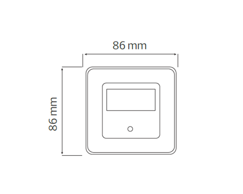 Світлодіодний світильник сходовий DIAMOND (з сенсором)