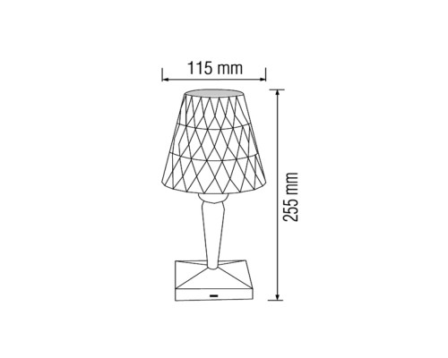 Світильник настільний LED INTER-3CCT 1W