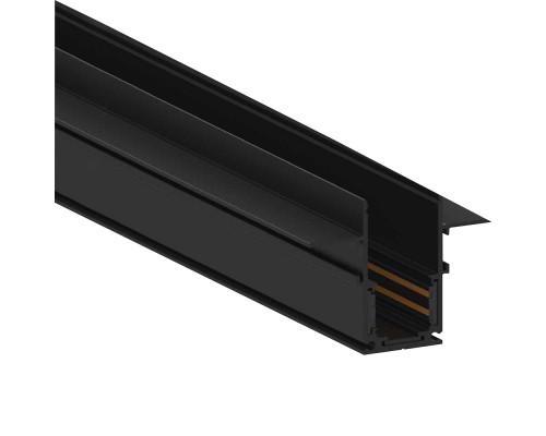 Шинопровід вбудований для магнітного трекового світильника MAGNET-R2 2м чорний