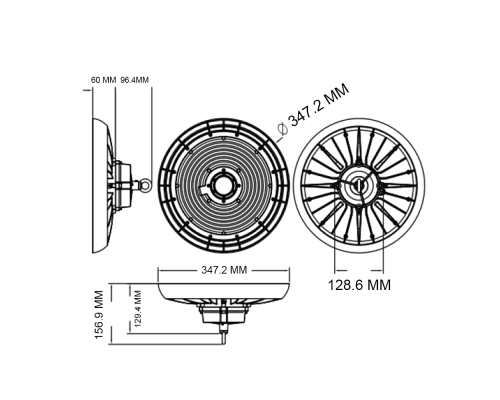 Світлодіодний світильник підвісний MYRA-200 3CCT