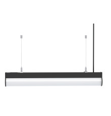 Світлодіодна люстра AVENUE 3 CCT-40 40W чорна