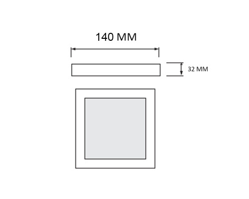 Світлодіодний світильник SELENA-12 3CCT 12W білий