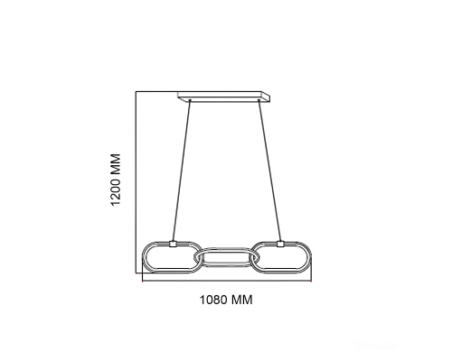 Світлодіодна люстра EMPIRE-36 36W