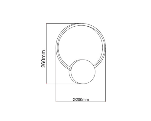 Світлодіодний світильник настінний FOREVER-W