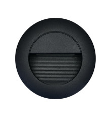 Світлодіодний світильник сходовий ICON-R 3W чорний