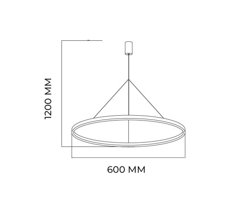 Світлодіодна люстра RAIMOND-55 55W