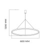 Світлодіодна люстра RAIMOND-55 55W · HOROZ ELECTRIC · 22503 — 2