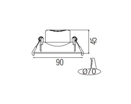 Світлодіодний світильник AMARA-6 6W 6400K