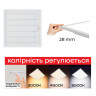 Світлодіодний світильник врізний ANDROMEDA 3CCT 50W · HOROZ ELECTRIC · 22604 — 3