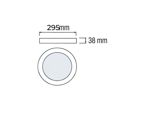 Світлодіодний світильник CATALINA-36 3CCT 36W білий