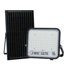 Прожектор світлодіодний з сонячною панеллю TIGER PRO-200 200W 6400K