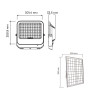 Прожектор світлодіодний з сонячною панеллю TIGER PRO-300 300W 6400K · HOROZ ELECTRIC · 22599 — 2