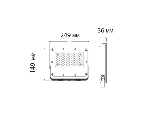Прожектор світлодіодний MARGAY-100 3CCT