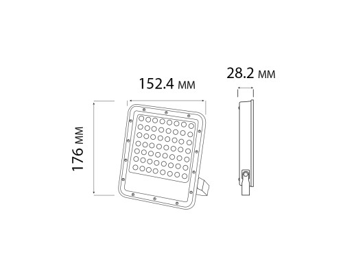 Прожектор світлодіодний PALLAS-50 3CCT