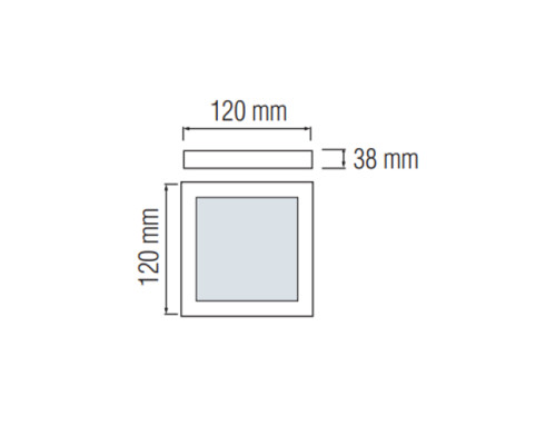 Світлодіодний світильник CATALINA/S-12 3CCT 12W білий